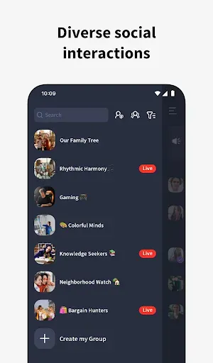 Скриншот 4 — Fambase: Live & Group Chat