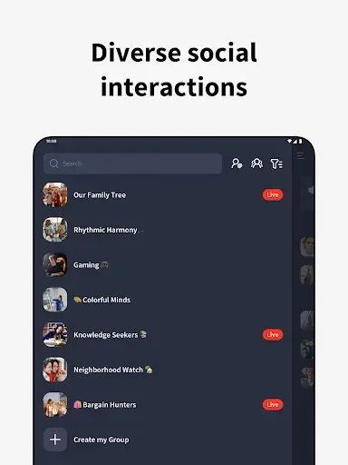 Скриншот 7 — Fambase: Live & Group Chat
