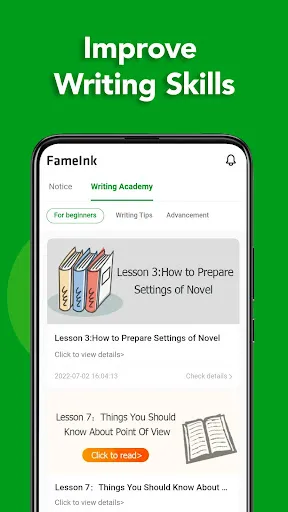 Скриншот 5 — FameInk:Become a great writer