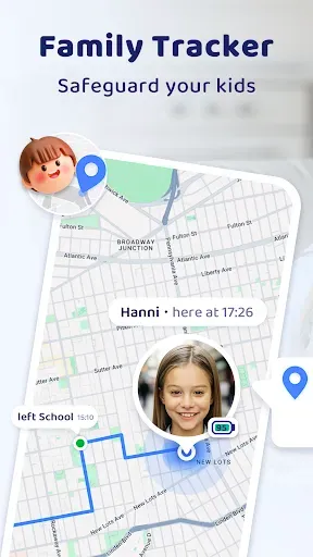 Скриншот 1 — Семейный локатор - GPS трекер