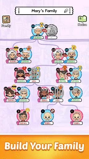 Скриншот 1 — Family Go! - Lifetime Sim game