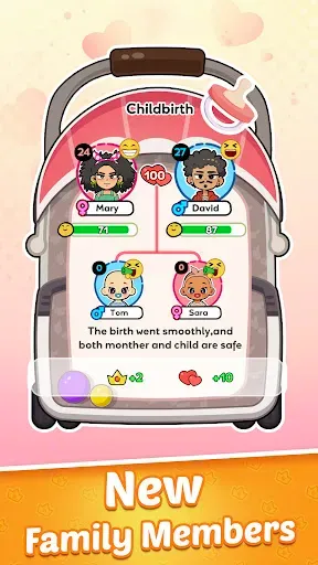 Скриншот 4 — Family Go! - Lifetime Sim game