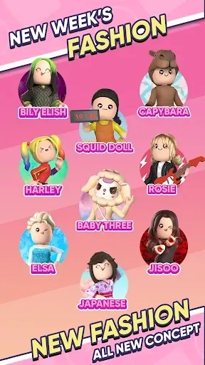 Скриншот 1 — Famous Fashion - Dress Up Game