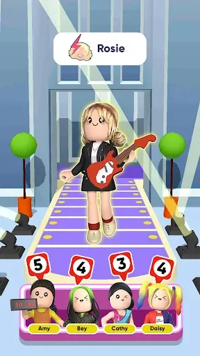 Скриншот 4 — Famous Fashion - Dress Up Game