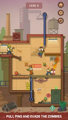 Скриншот 1 — Zombie Escape: Pull the Pins!