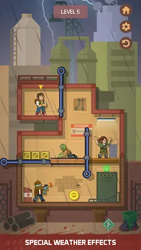 Скриншот 4 — Zombie Escape: Pull the Pins!