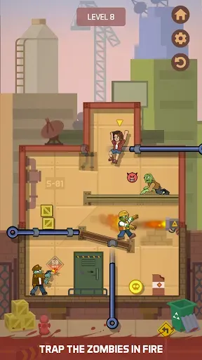 Скриншот 5 — Zombie Escape: Pull the Pins!