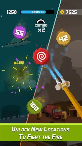Скриншот 3 — Fight the Fire: Cannon Shooter