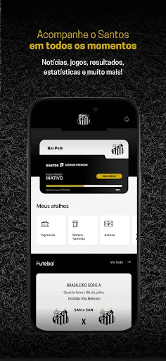 Скриншот 2 — Santos FC App