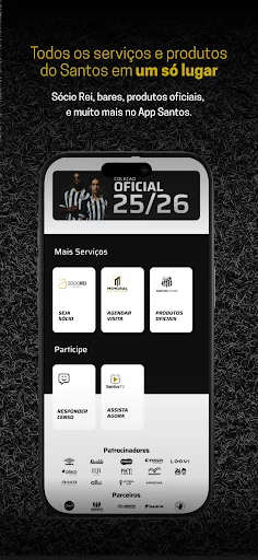 Скриншот 3 — Santos FC App