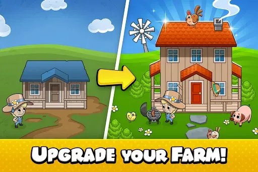 Скриншот 2 — Idle Farm Tycoon - Merge Crops