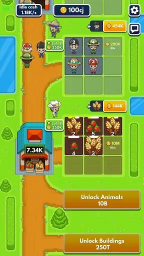 Скриншот 6 — Idle Farm Tycoon - Merge Crops