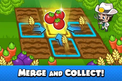 Скриншот 8 — Idle Farm Tycoon - Merge Crops