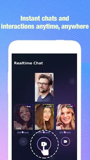 Скриншот 2 — Aura Pro: Video Chat, Meetup