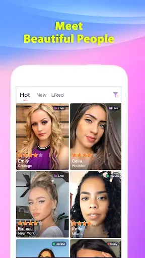 Скриншот 1 — Aura - Video Chat & Meetup