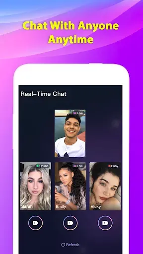 Скриншот 2 — Aura - Video Chat & Meetup