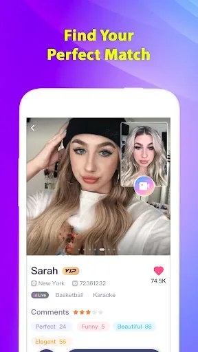 Скриншот 4 — Aura - Video Chat & Meetup
