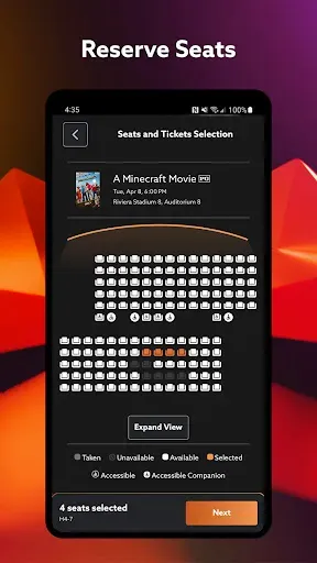 Скриншот 4 — Regal: Tickets and Showtimes