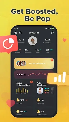 Скриншот 2 — Followers & Like - FansLike