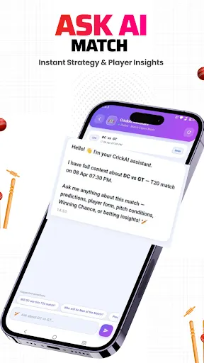 Скриншот 3 — CricAi : Cricket Prediction