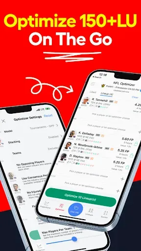 Скриншот 3 — LineStar DFS & Props Optimizer