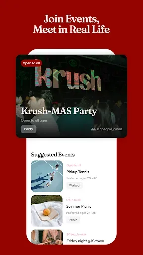 Скриншот 4 — Krush - Asian Dating & Social