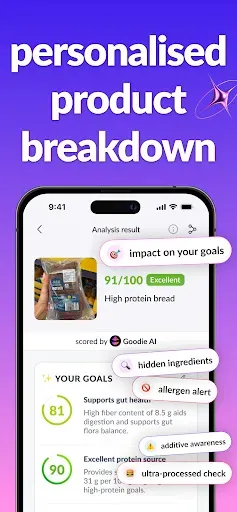 Скриншот 3 — Goodie AI: Food Scanner