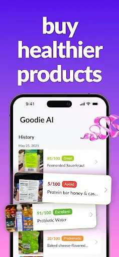 Скриншот 5 — Goodie AI: Food Scanner
