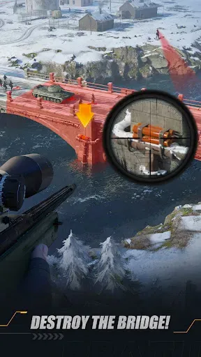 Скриншот 1 — Warline: Sniper Strike