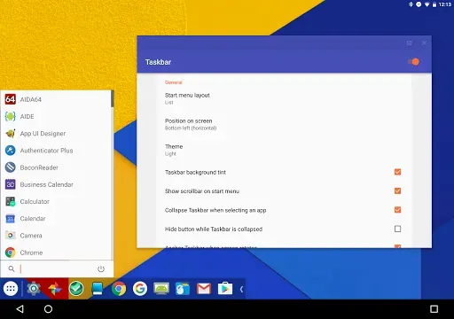 Скриншот 3 — Taskbar
