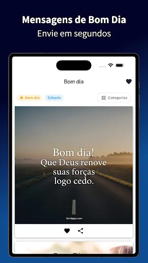 Скриншот 6 — Bom dia, Boa tarde e Boa Noite