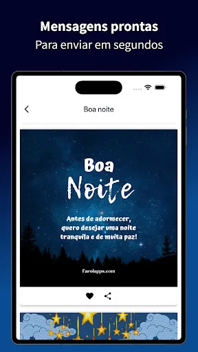 Скриншот 8 — Bom dia, Boa tarde e Boa Noite