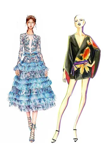 Скриншот 2 — Fashion sketch design clothes