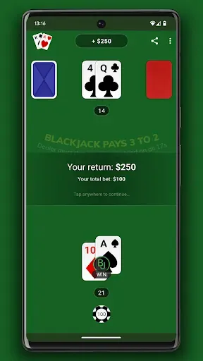 Скриншот 2 — Blackjack