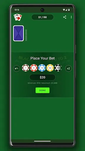 Скриншот 3 — Blackjack