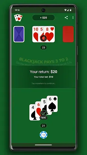 Скриншот 5 — Blackjack