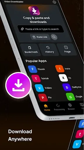 Скриншот 1 — FlahsDown: 4K Video Downloader