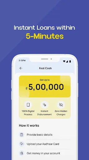 Скриншот 2 — Kissht: Instant Personal Loans