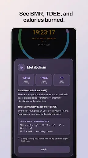 Скриншот 6 — Do Not Eat – Fasting Timer