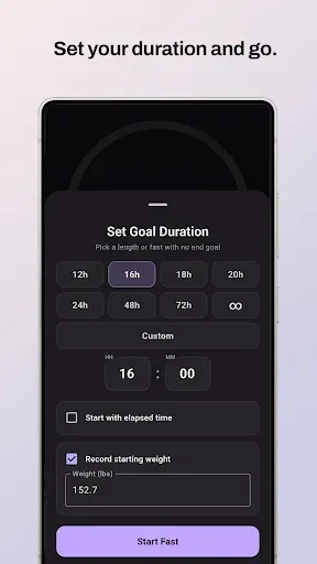 Скриншот 7 — Do Not Eat – Fasting Timer