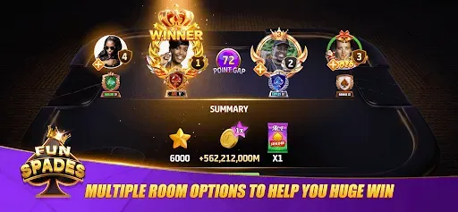 Скриншот 8 — Fun Spades - Online Card Game