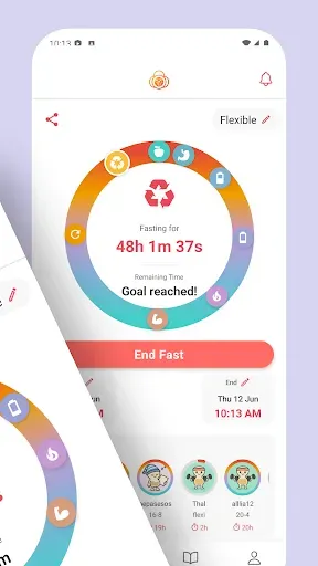 Скриншот 2 — Intermittent Fasting Circles