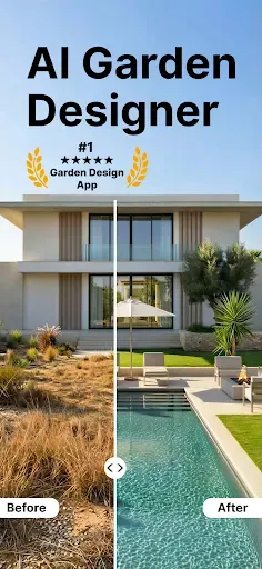 Скриншот 1 — Garden AI - Landscape Design