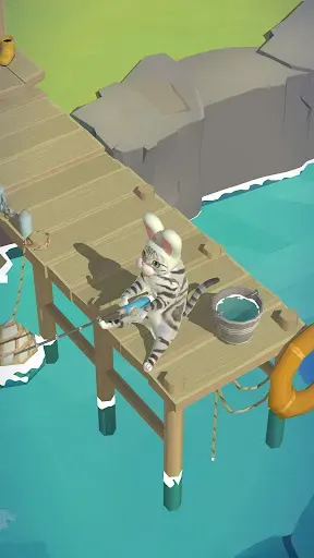 Скриншот 5 — Кошачий курорт: игры про котов