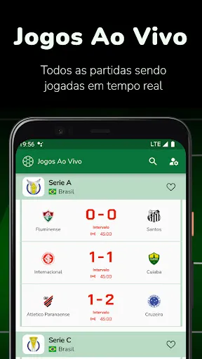 Скриншот 3 — Futebol Ao Vivo - FavScore