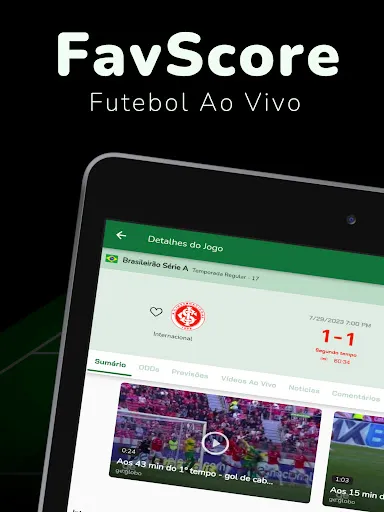 Скриншот 7 — Futebol Ao Vivo - FavScore