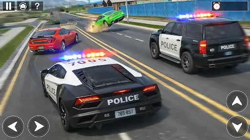 Скриншот 3 — Police Car Chase Car Simulator