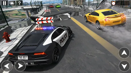 Скриншот 4 — Police Car Chase Car Simulator