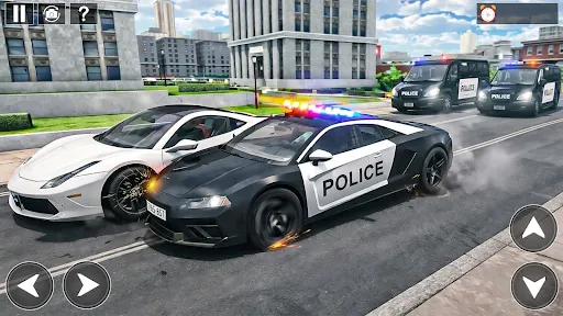 Скриншот 6 — Police Car Chase Car Simulator