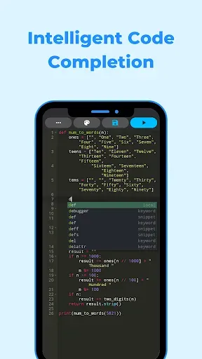 Скриншот 4 — Python IDE Editor - AloPy